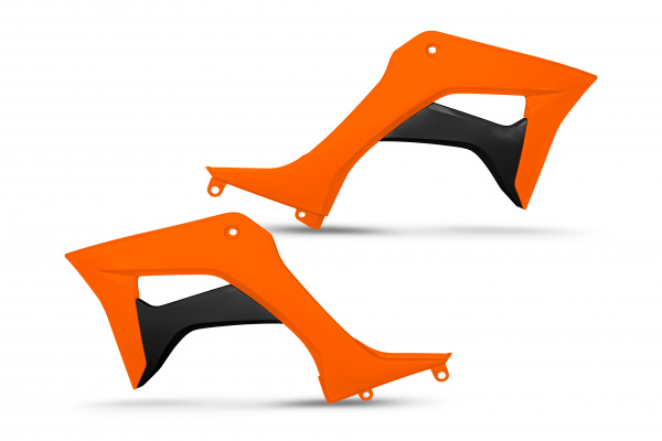 Radiator Covers neon orange for Honda CRF 110 F (2019-26)